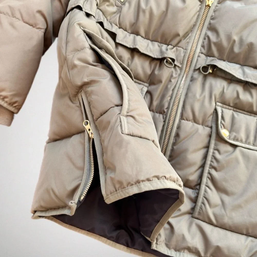 J. Crew Olive Puffer Jacket - Picture 7 of 9